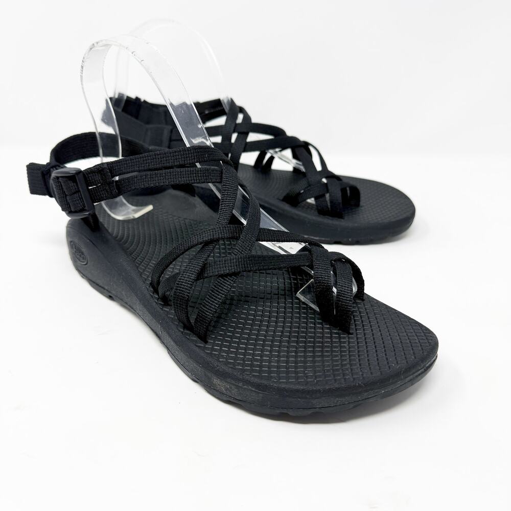 Chaco Black ZX/2 Sandals Women's Size 9 EUC Adjustable Straps